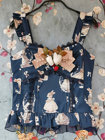 ロリータ スペシャル ロリータ トップ ベスト コスチューム クラシック ライト アプリコット ノースリーブ