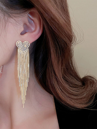 ブライダル イヤリング ラインストーン レディース ラインストーン ピアス ウェディング ジュエリー