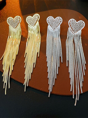 ブライダル イヤリング ラインストーン レディース ラインストーン ピアス ウェディング ジュエリー