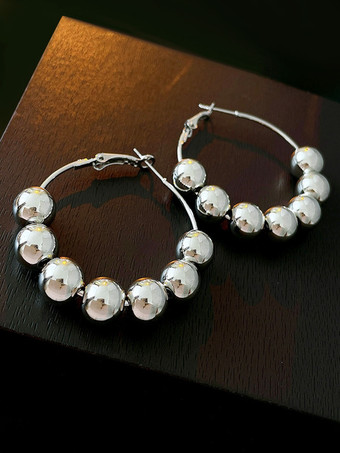 Orecchini da sposa Gioielli da sposa in argento traforato da donna