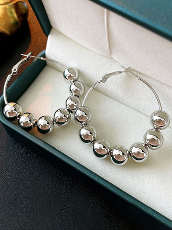 Orecchini da sposa Gioielli da sposa in argento traforato da donna