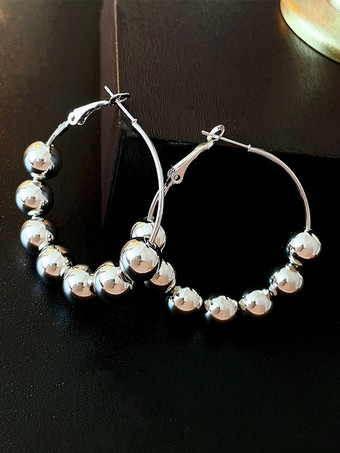 Orecchini da sposa Gioielli da sposa in argento traforato da donna