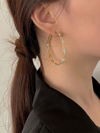 ウェディング イヤリング ラインストーン レディース ラインストーン ピアス ウェディング ジュエリー