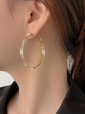 ウェディング イヤリング ラインストーン レディース ラインストーン ピアス ウェディング ジュエリー