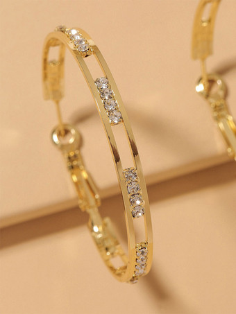 ウェディング イヤリング ラインストーン レディース ラインストーン ピアス ウェディング ジュエリー