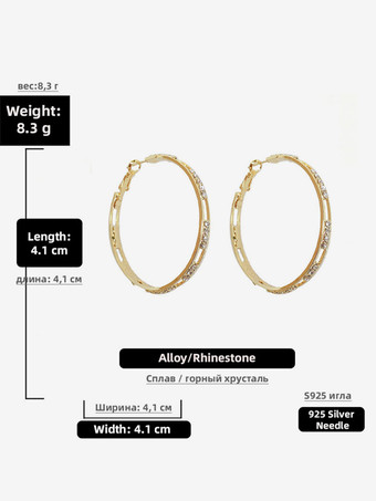 ウェディング イヤリング ラインストーン レディース ラインストーン ピアス ウェディング ジュエリー