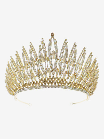 ヘッドピース ウェディング ラインストーン ブライダル ヘアアクセサリー