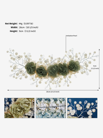 ウェディング ヘッドピース メタル ブライダル ヘア アクセサリー