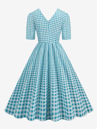 Tartan rockabilly outlet dress