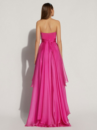 モダンなホームカミングドレスショートAラインストラップレスドレス無料カスタマイズ