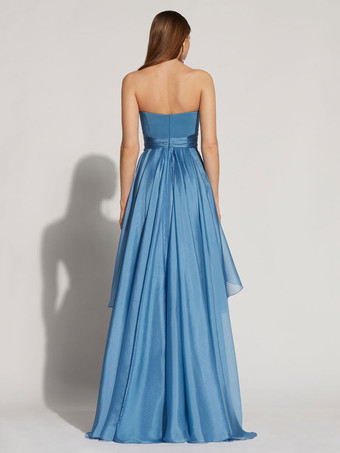 モダンなホームカミングドレスショートAラインストラップレスドレス無料カスタマイズ