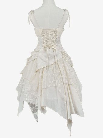 Robe Mignonne Lolita JSK Jupes Pull Lolita Blanc Écru