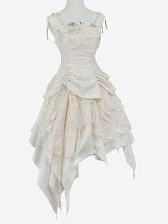 Robe Mignonne Lolita JSK Jupes Pull Lolita Blanc Écru