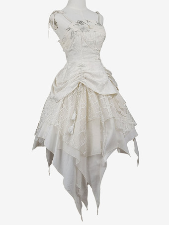 Robe Mignonne Lolita JSK Jupes Pull Lolita Blanc Écru