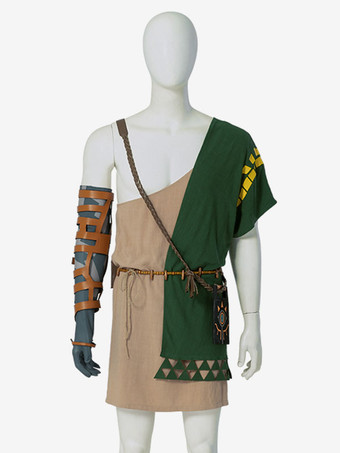 The Legend Of Zelda Tears of the Kingdom Link Cosplay Costumes without Shoes