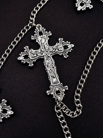 スチームパンク ロリータ アクセサリー シルバーチェーン メタルアクセサリー その他