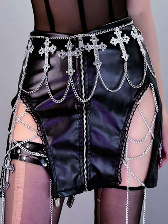 スチームパンク ロリータ アクセサリー シルバーチェーン メタルアクセサリー その他