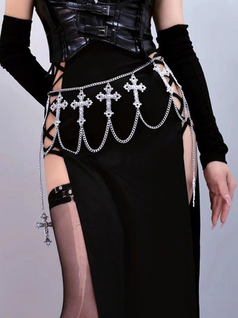 スチームパンク ロリータ アクセサリー シルバーチェーン メタルアクセサリー その他