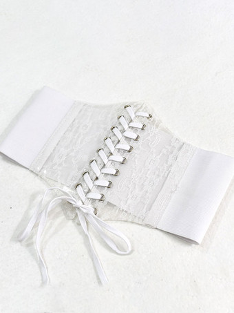 ゴスロリアクセサリー ホワイト ポリエステル レース その他