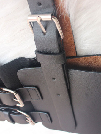 ゴスロリアクセサリー ブラック ハトメ PUレザー その他