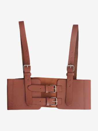 ゴスロリアクセサリー ブラック ハトメ PUレザー その他