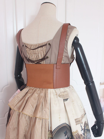 ゴスロリアクセサリー ブラック ハトメ PUレザー その他