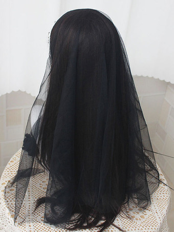 ゴスロリアクセサリー ホワイトフリル ポリエステルアクセサリー レース その他