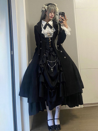 ロリータ ブラウス スチームパンク フリル レース 長袖 ロリータ トップ ブラウス ロリータ シャツ ホワイト