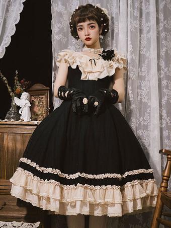 Black fashion lolita dress