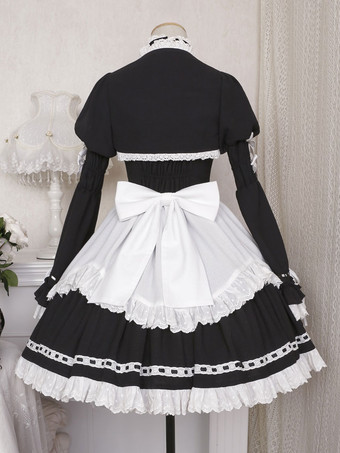 ゴシックロリータメイドショール（袖付き）エレガントなビクトリア朝メイドショール