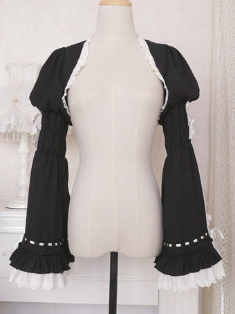 ゴシックロリータメイドショール（袖付き）エレガントなビクトリア朝メイドショール