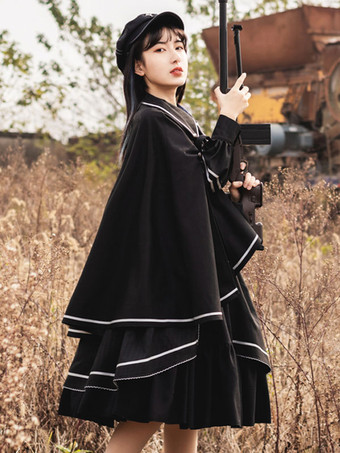 コスチューム 軍服 ロリータ アーミー グロメット ブラック ゴシック ドレス