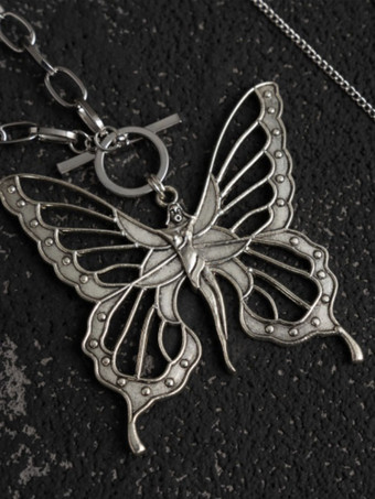 ゴスロリアクセサリー 黒蝶アクセサリー メタル雑貨