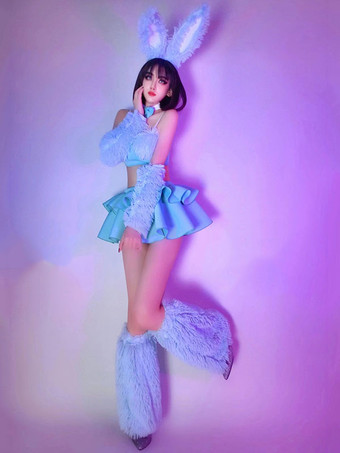 女性のセクシーでかわいいラビット耳パーティー衣装