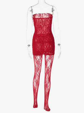 女性用クラブウェアセットシアーセクシーツーピース