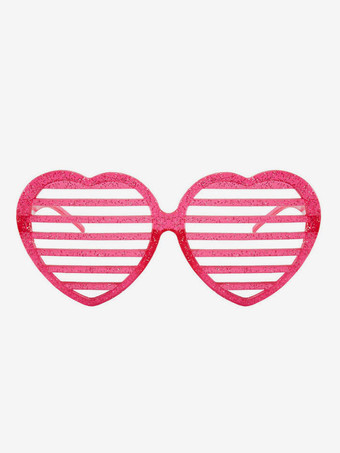 ピンクカーニバル ファンシー コスチューム 面白いコスチューム ピンク ユニセックス バーレスク カットアウト メガネ マルディグラ ホリデー コスチューム