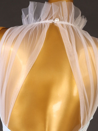 社交ダンス衣装ライトスカイブルー女性のエレガントなライクラスパンデックスハイカラーバックレスフリルドレスダンスドレス