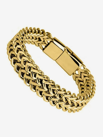 ゴールド メンズ アクセサリー ボーイフレンド チェーン 幾何学模様 シルバー