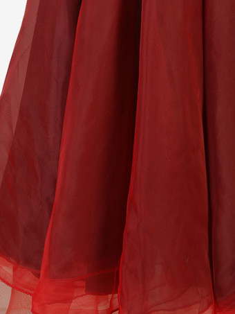 社交ダンス衣装黒赤女性のエレガントなライクラスパンデックスドレスラインストーンダンスドレス