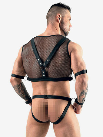 男性セクシーなコスチュームハロウィン大人のパンツトップナイトクラブウェア