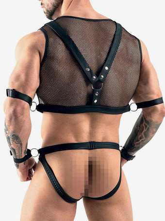 男性セクシーなコスチュームハロウィン大人のパンツトップナイトクラブウェア