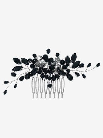 ヘッドピース ウェディングコーム メタル ブライダル ヘアアクセサリー