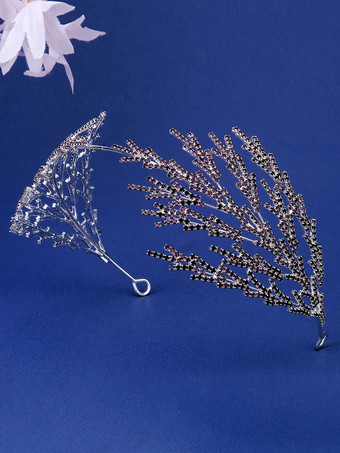 ウェディング ヘッドピース ティアラ メタル ブライダル ヘア アクセサリー