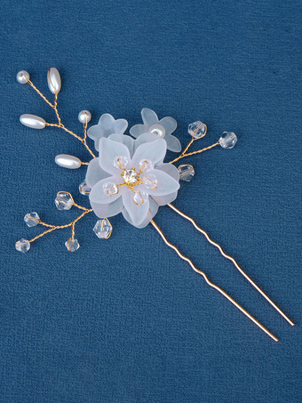 花嫁のためのかぶとウェディングコームメタルヘアアクセサリー