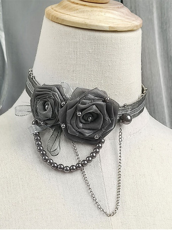 ダークグレー スイートロリータ JSK ドレスディープグレーノースリーブロリータジャンパースカート