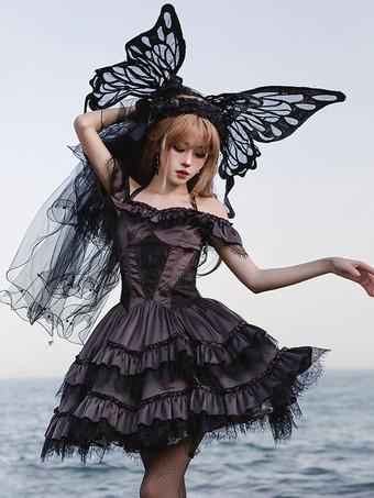 green emerald velvet dress Gothic Dark Fae Fairy Fantasy Convertible Gown Corset Set 1x 46-48bust main image 0