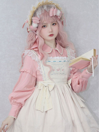スイートロリータドレス ポリエステル長袖ドレス