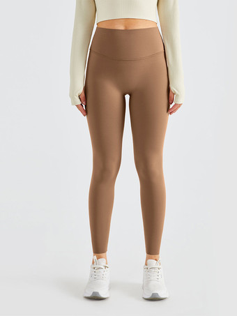 チョコレートカットフリー ヨガ レギンス ハイウエスト ライクラ ランニング スポーツ バイカー パンツ