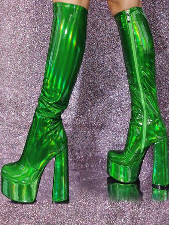 Metallic clearance gogo boots