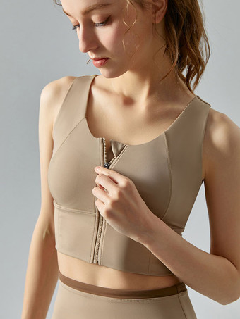 レディース テニス トップ ジュエル ネック ナイロン ノースリーブ アクティブウェア